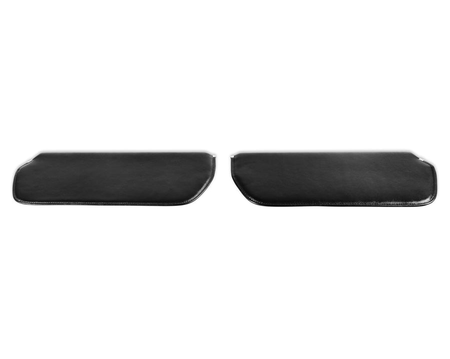Brothers Trucks 05-339 C/K Foamback Sunvisor Pair - Vinyl - Black