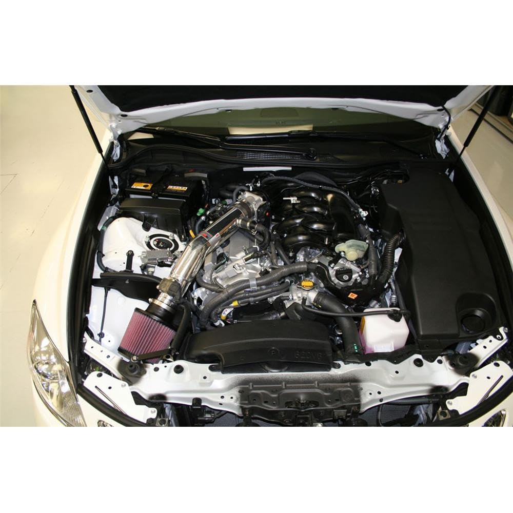 Cold Air Intake System K&N: High-Flow Air-Filter, Increase Performance & Horsepower: Compatible with 2007-2011 LEXUS GS350, 69-8702TP