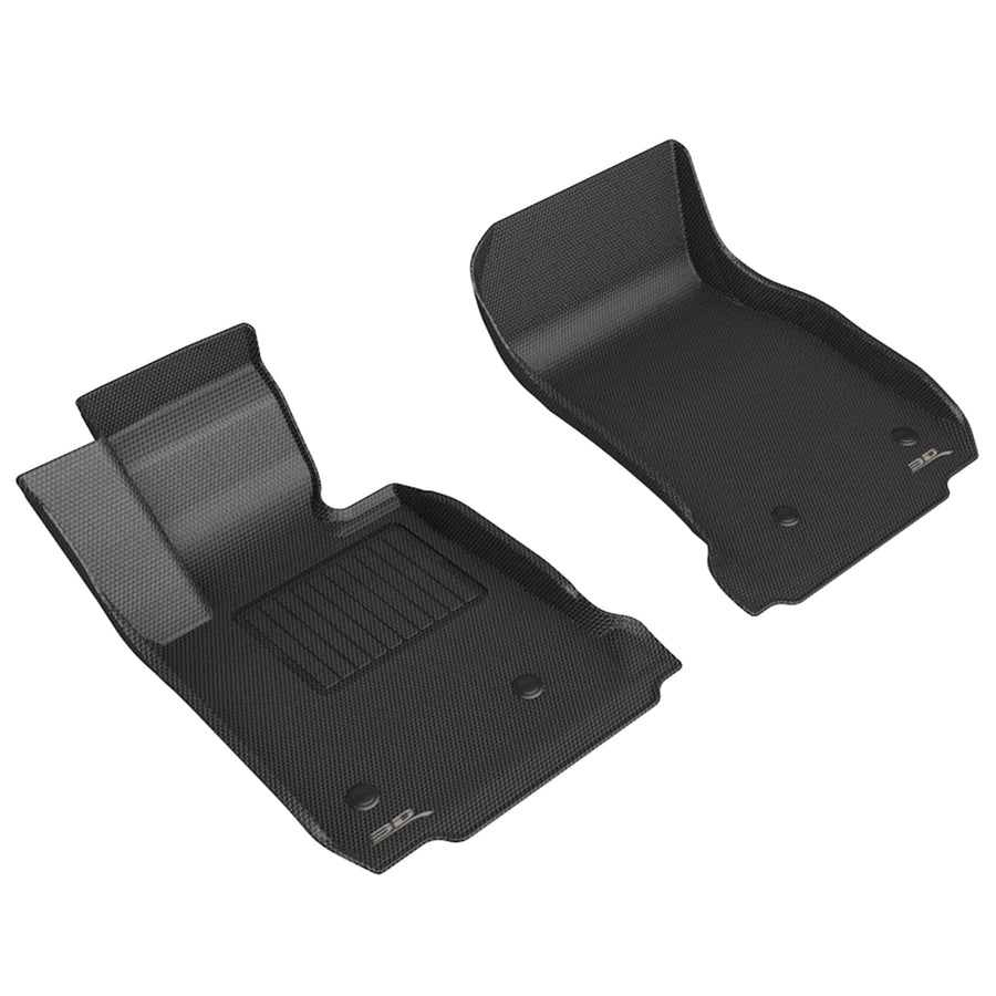 Kagu 3D MAXpider Custom Fit Floor Mat (Black) Compatible with BMW 2 Series (F22) 2014-2021 - Front Row