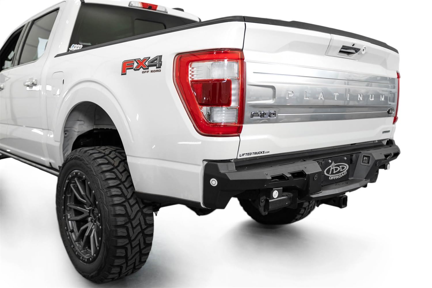 Addictive Desert Designs R19020NA0103 - Addictive Desert Designs Black Label Rear Bumper Fits 21-24 Compatible with/Replacement for F-150