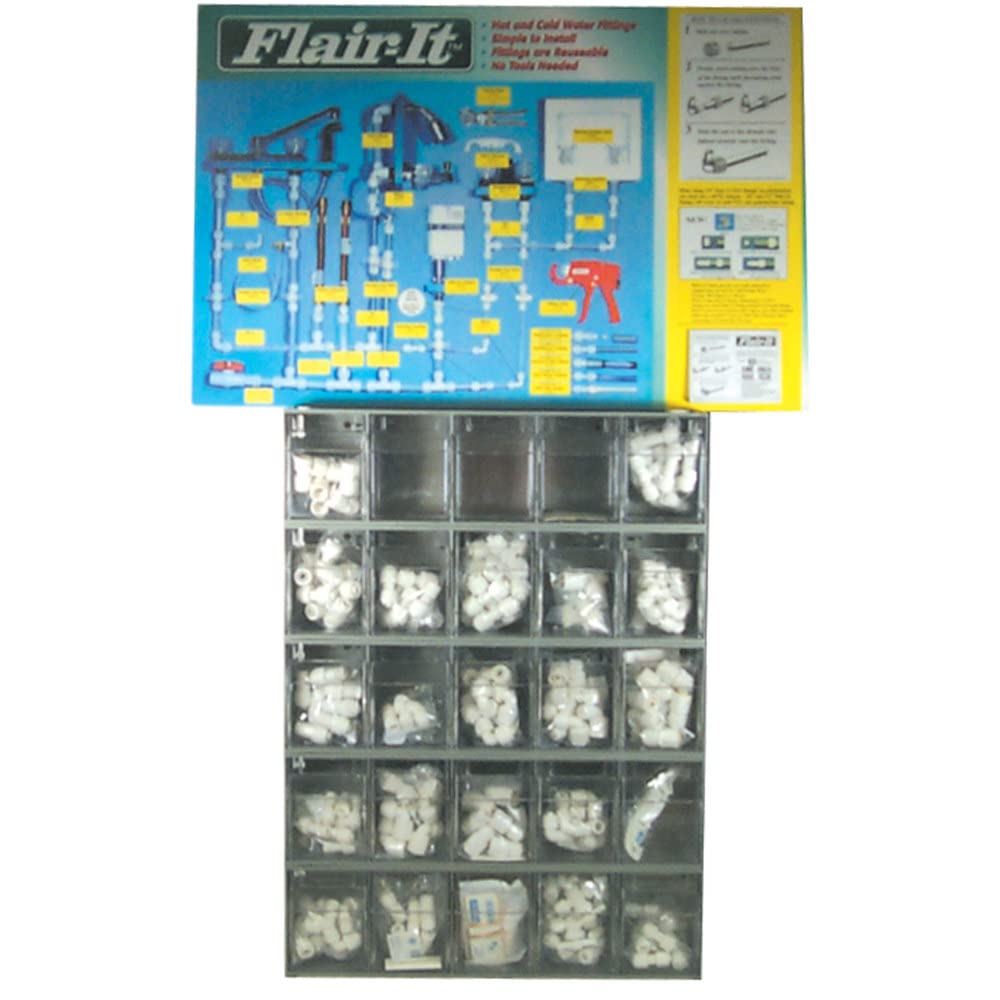 28070 Flair-It Sales Starter Kit Rv 3/8 & 1/2 in.W/Bins