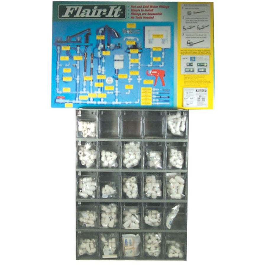 28070 Flair-It Sales Starter Kit Rv 3/8 & 1/2 in.W/Bins