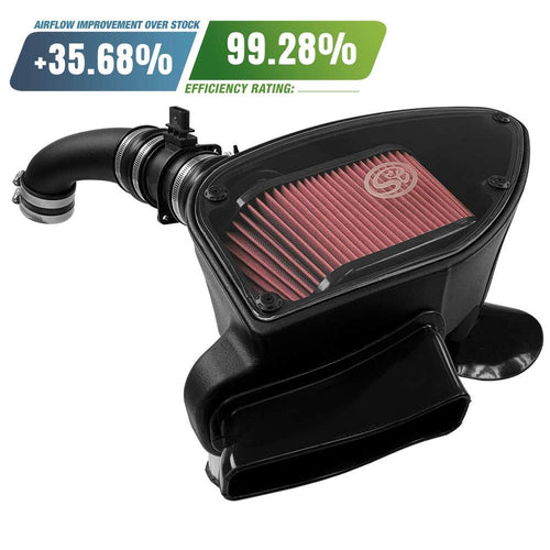 Cold Air Intake S&B Filters 75-5099 For 2009-2015 VW 2.0L TDI (Oiled Cleanable, 8-ply Cotton Filter)