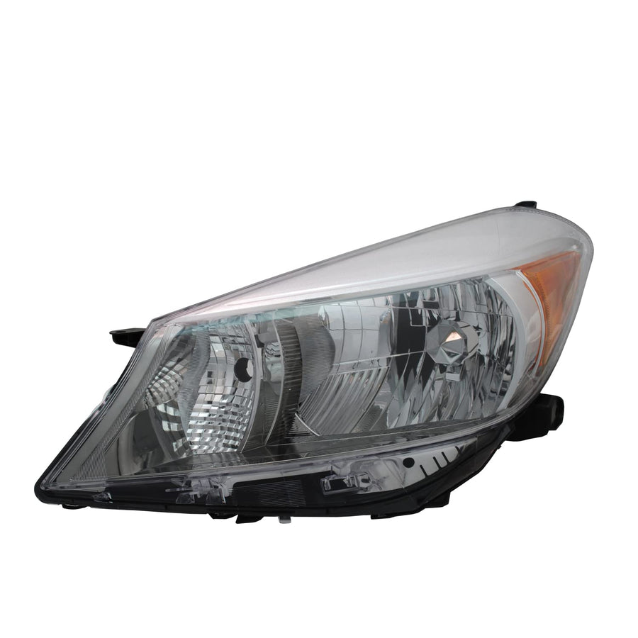 Left TYC Headlight Assembly Compatible with 2012-2014 Toyota Yaris