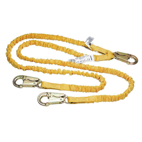 C451100 Werner 6-Foot Softcoil Twinleg Lanyard (Energy Absorbing Inner Core, Snap Hook), 1per Pack