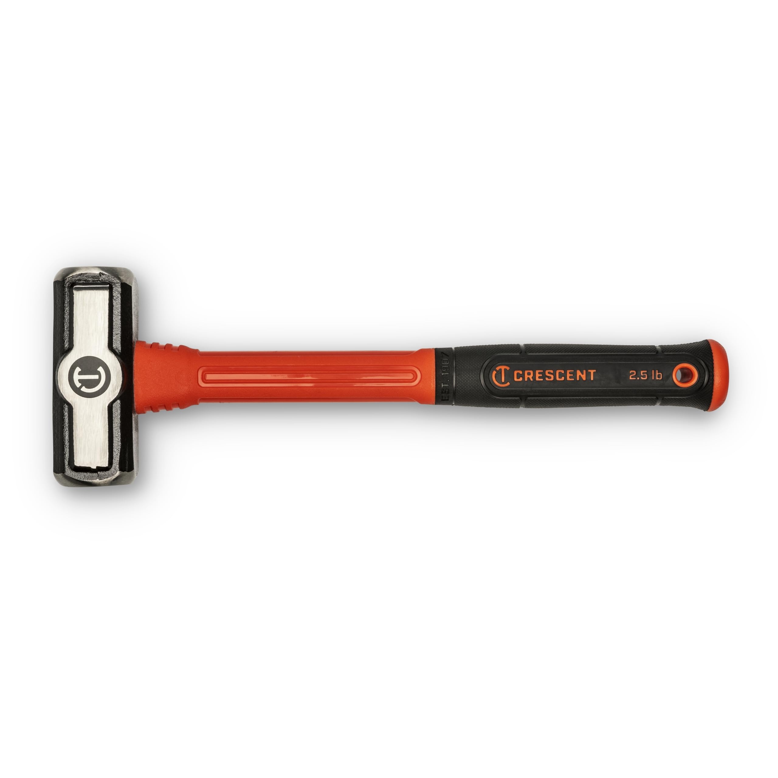 Fiberglass Crescent Engineer Hammer - Shock-Reducing Hammer with Ergonomic Grip & Forged Steel Head - Premium Hand Tool - 2 1/2 lb - CHFENG40
