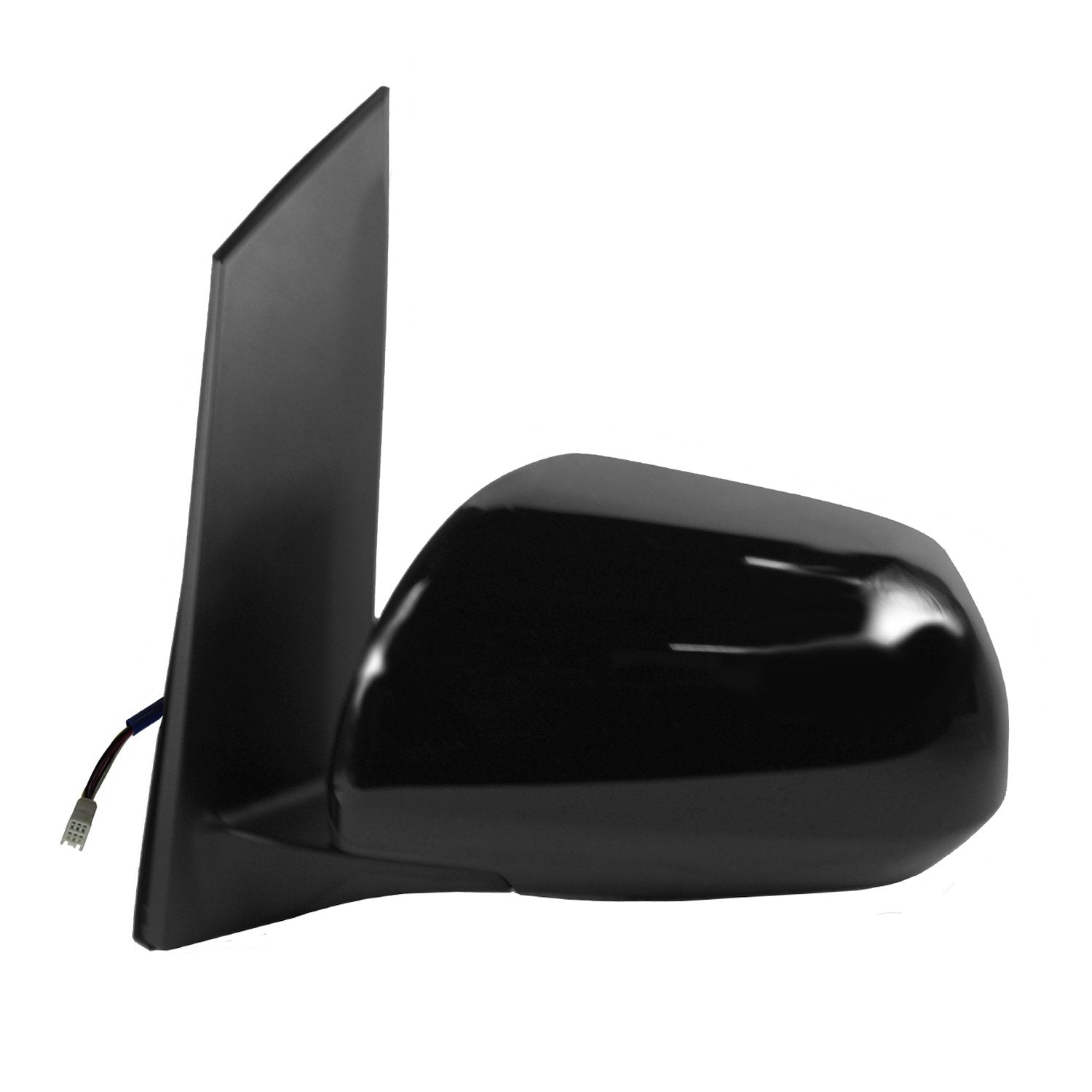 Fit System Mirror Driver Side for Toyota Sienna, Textured Black w/PTM Cover, w/Blind spot Detection System, Foldaway, w/o Memory, Heated Power (70206T)