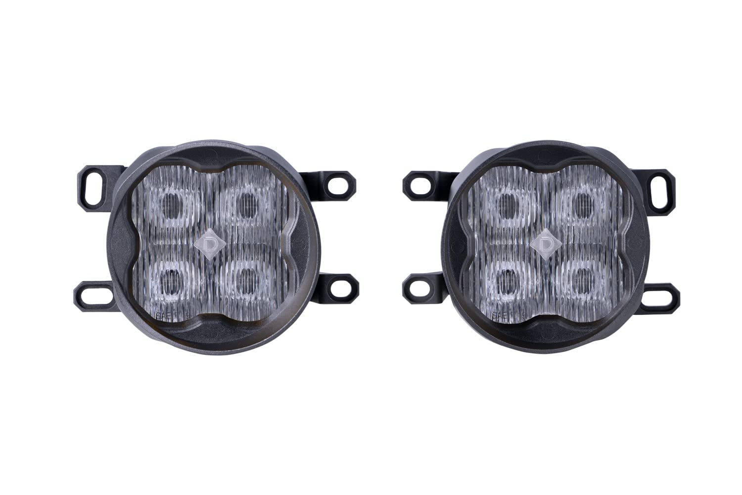 Diode Dynamics SS3 LED Fog Light Kit with Backlight compatible with Lexus IS350 2011-2013, White SAE Fog Pro