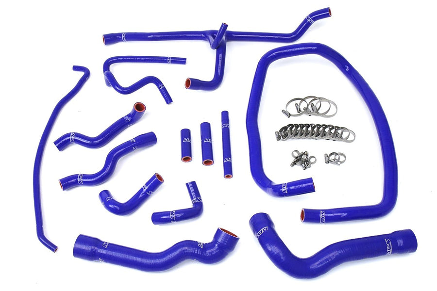 Silicone Radiator and Heater Hose Kit HPS 57-1674-BLUE Coolant, Blue