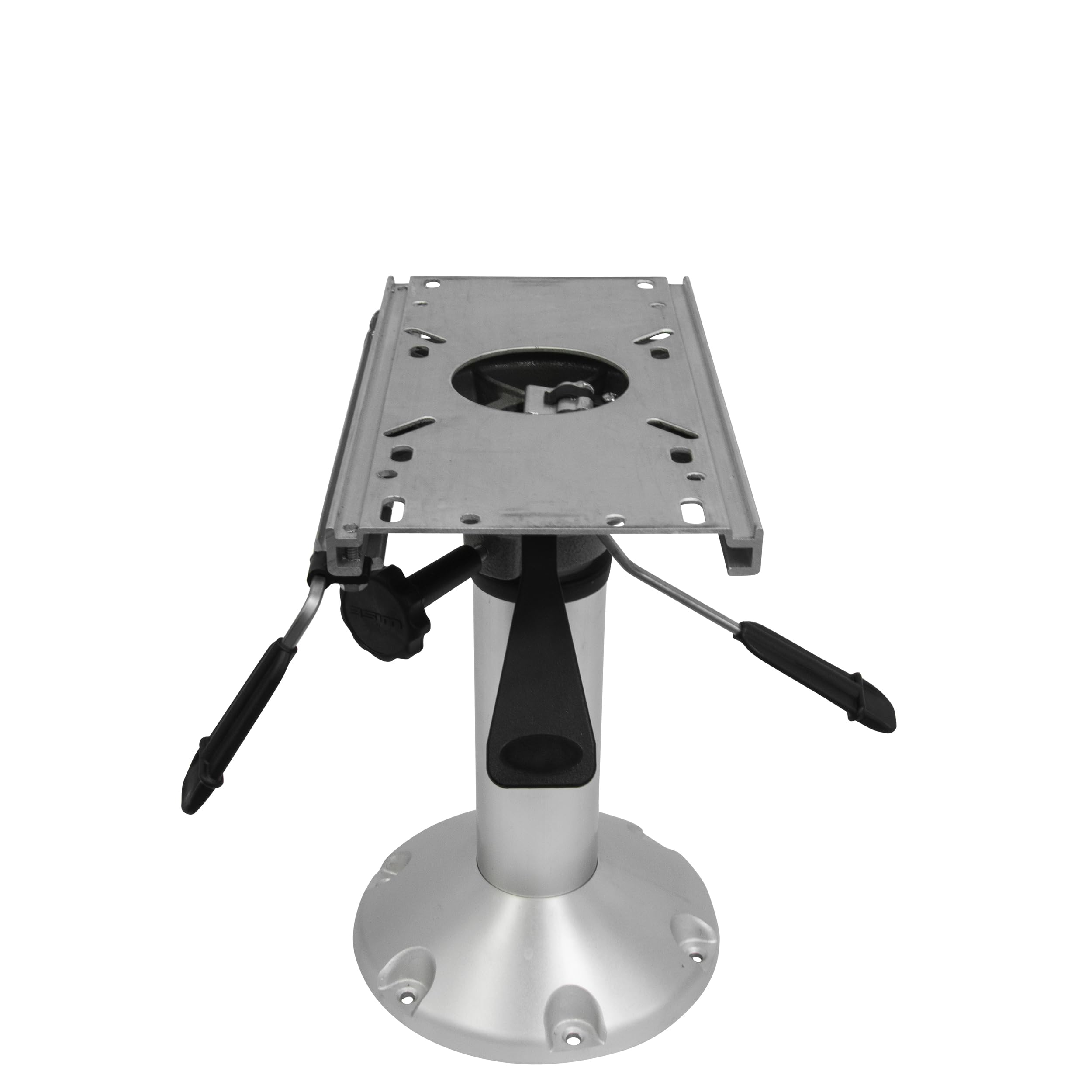 8WP144 Wise Standard Mainstay Air Power Pedestal with Locking Swivel and Slide, Silver