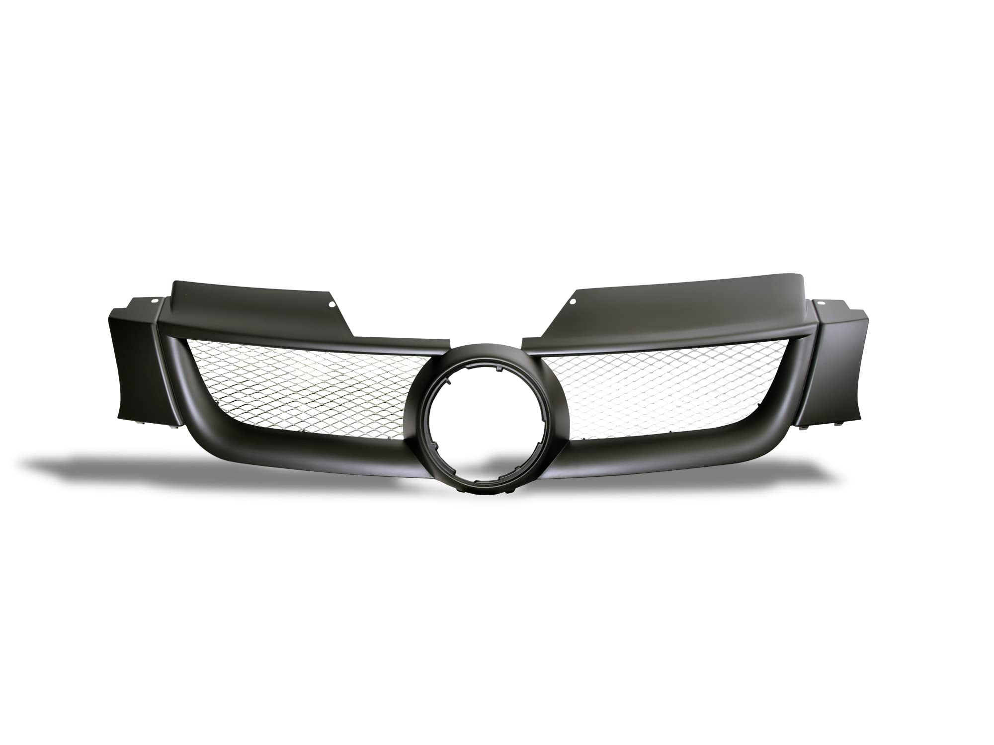 7165403 Armordillo USA Mesh Front Grill Grille - Matte Black Fits 2006-2009 Volkswagen Rabbit