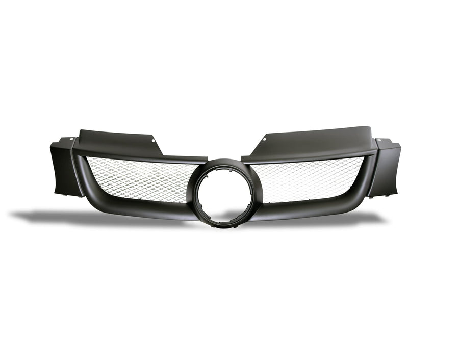 7165403 Armordillo USA Mesh Front Grill Grille - Matte Black Fits 2006-2009 Volkswagen Rabbit