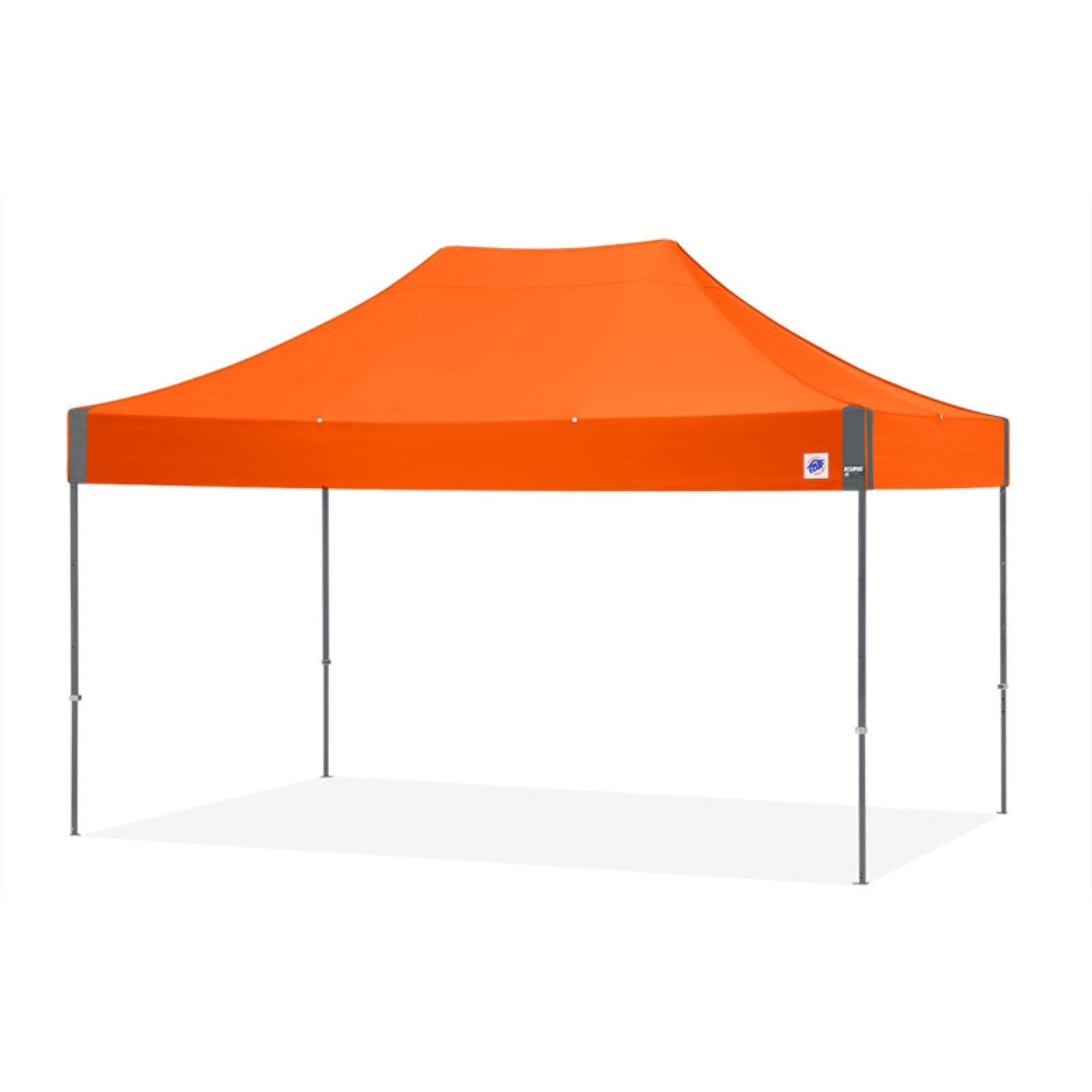 E-Z UP Instant Shelter Eclipse Canopy, 10' x 15', White Steel Frame and Professional Grade White Top