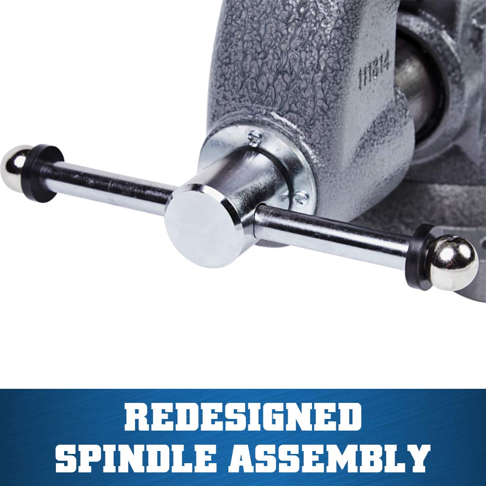 Wilton Bench Tradesman Vise, 4-1/2" Jaw Width, 3-1/2" Max Jaw Opening, 3-1/4" Throat (Model 1745)