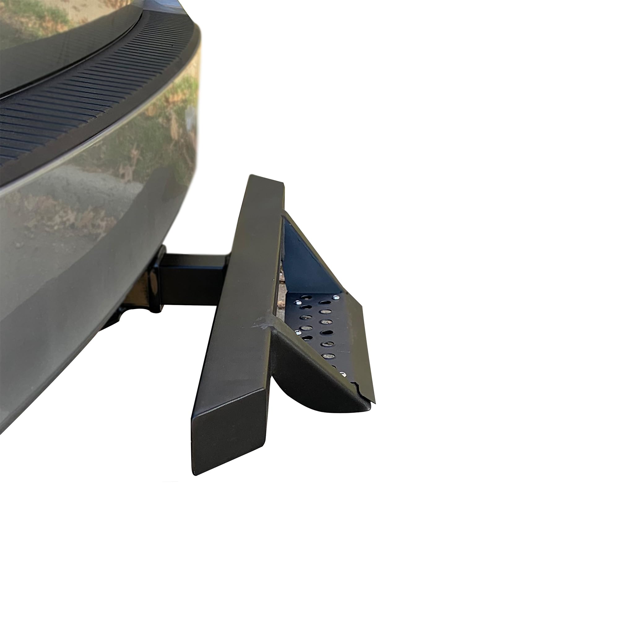 Impact Drop Step,Hitch Step Black Black Horse Compatible with All Truck and SUVs Equipped with 2" Receivers Come with Hitch pin and Anti-Rattling kit -IM-HSB