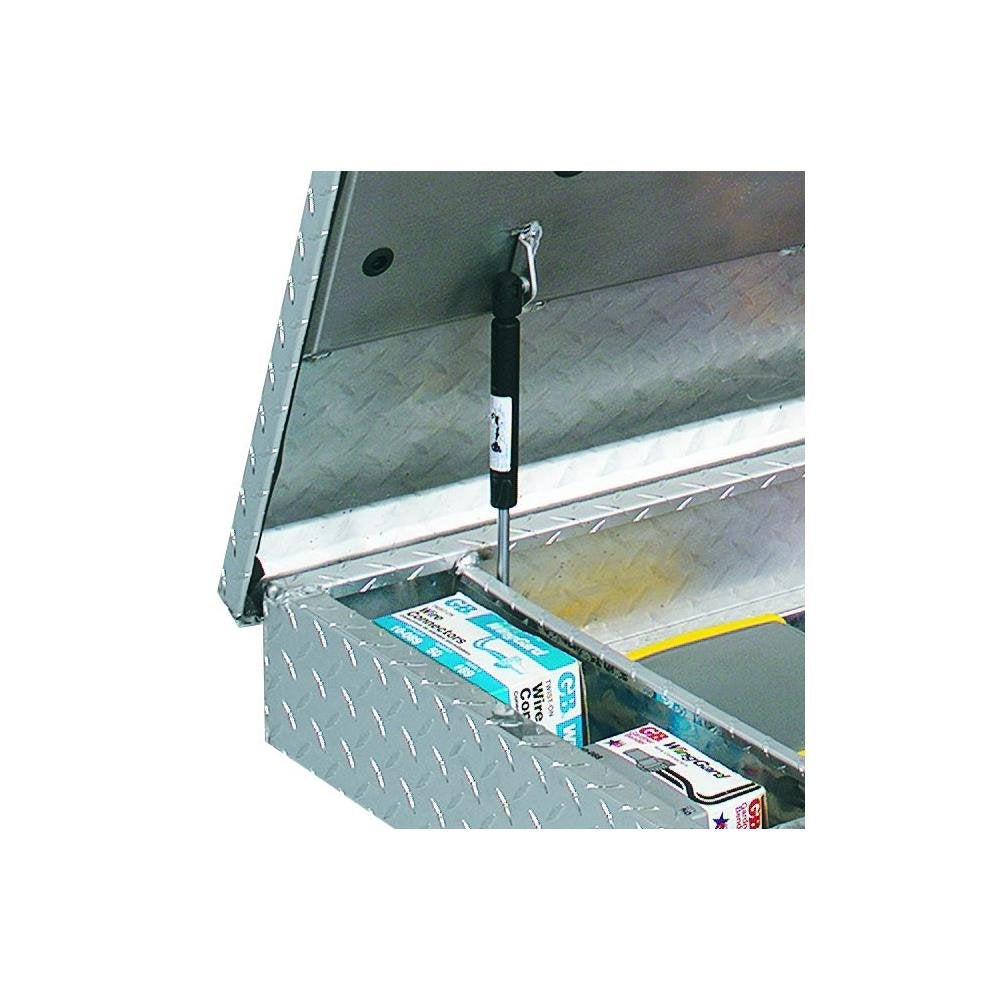 Mid Size Delta 1-304002 Black Aluminum Single Lid Crossover Truck Box