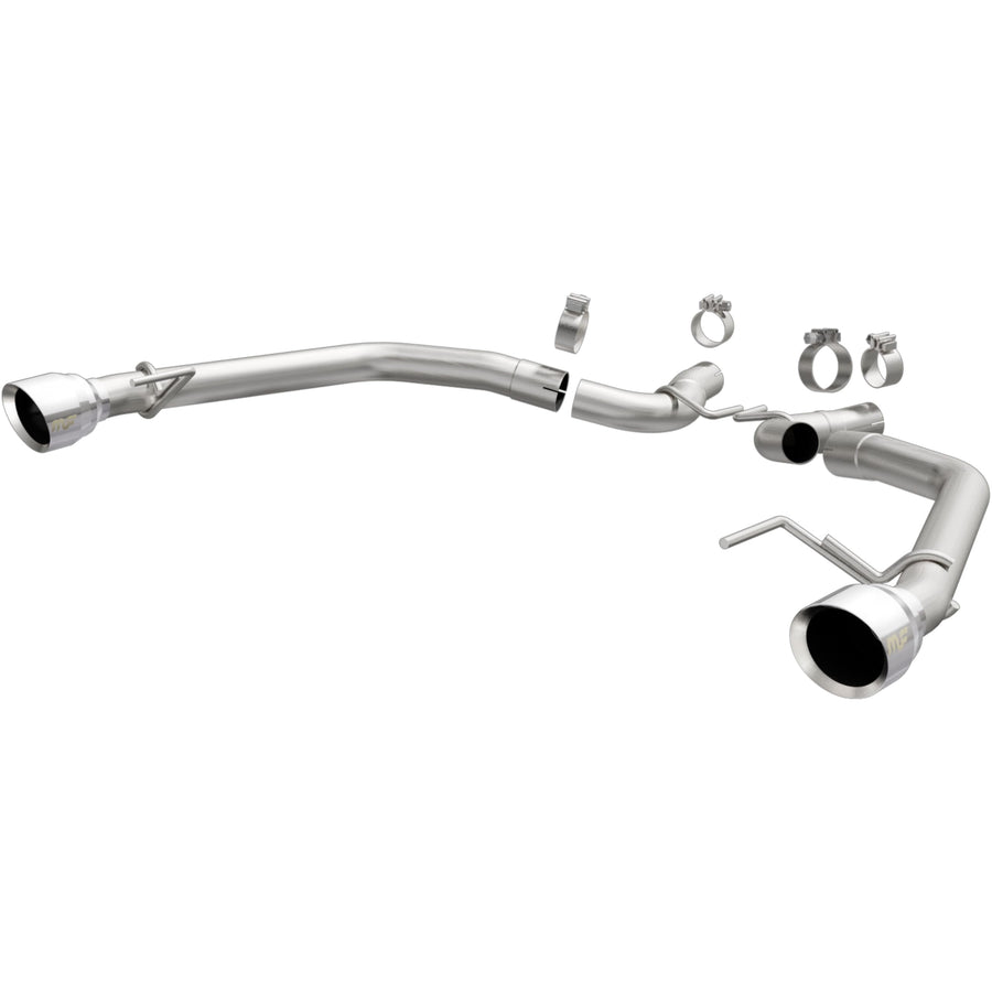 Axle-Back MagnaFlow Performance Exhaust System 19345: Race Series, For 2015-2023 Ford Mustang, Dual Split Rear Exit Style