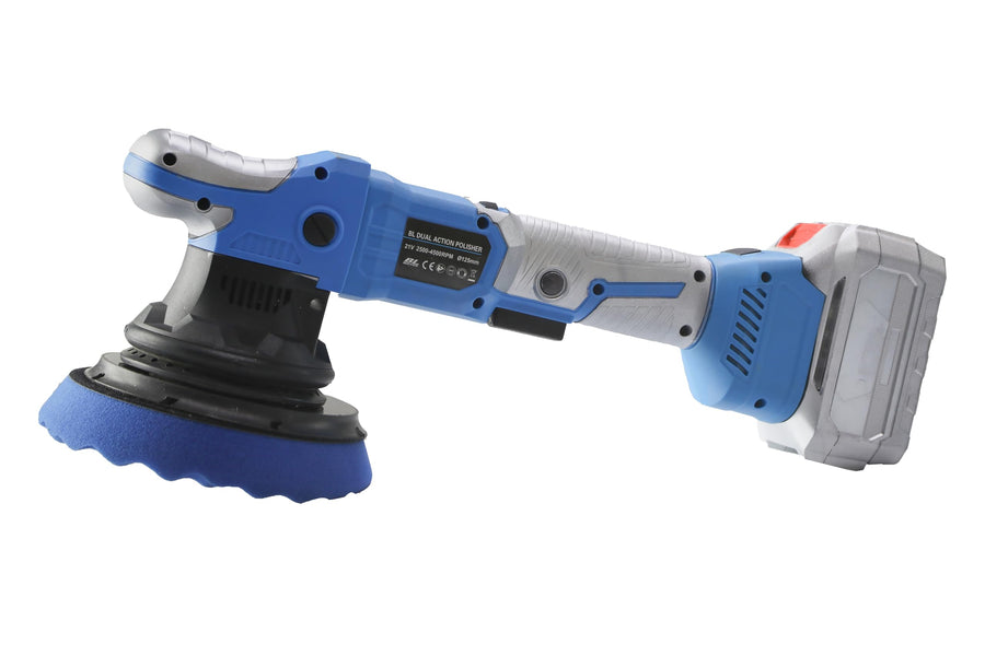 Random Cordless Orbital Polisher Buffer 21mm Swing For Easy Paint Correction Dual Action 2000 – 4500 RPM Rechargeable Battery
