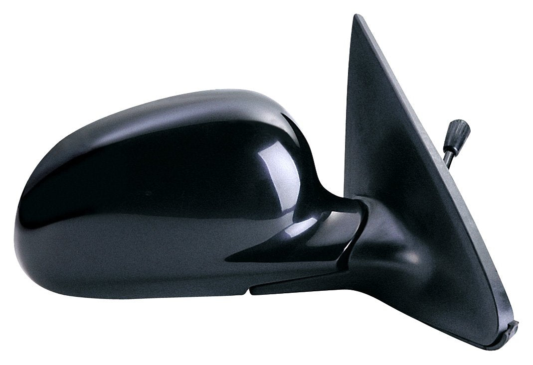 Honda Fit System 63511H Replacement Passenger Side OE Style Manual Remote Folding Mirror, Black