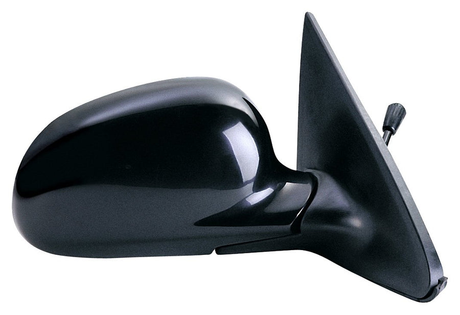 Honda Fit System 63511H Replacement Passenger Side OE Style Manual Remote Folding Mirror, Black