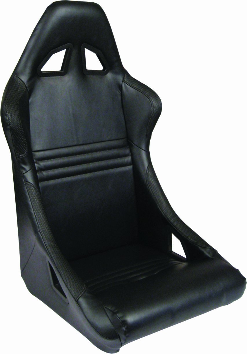 Black Vinyl Racing Xtreme Fixed Back Common Seat ProCar by Scat 80-1700-51R