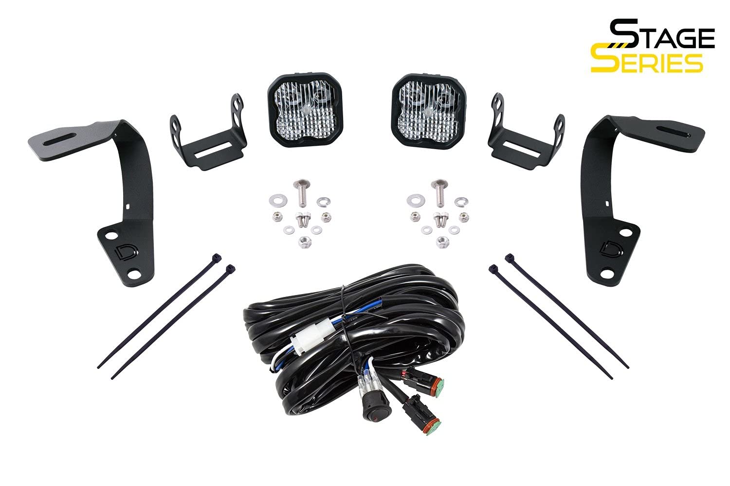 Diode Dynamics SS3 LED Ditch Light Kit DD6746 for 2010-2021 Toyota 4Runner Sport White Combo
