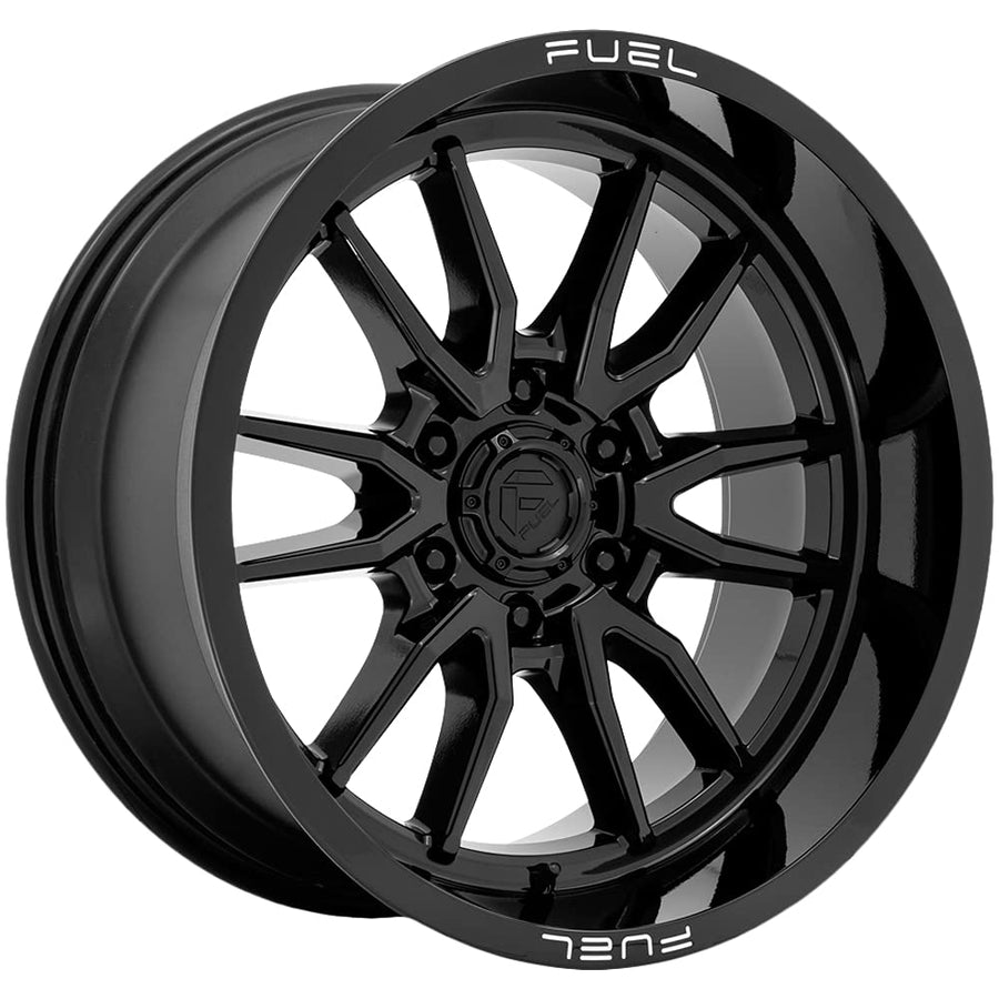 D760 Clash Fuel 18x9 6x120 +1mm Gloss Black Wheel Rim 18" Inch D76018909450