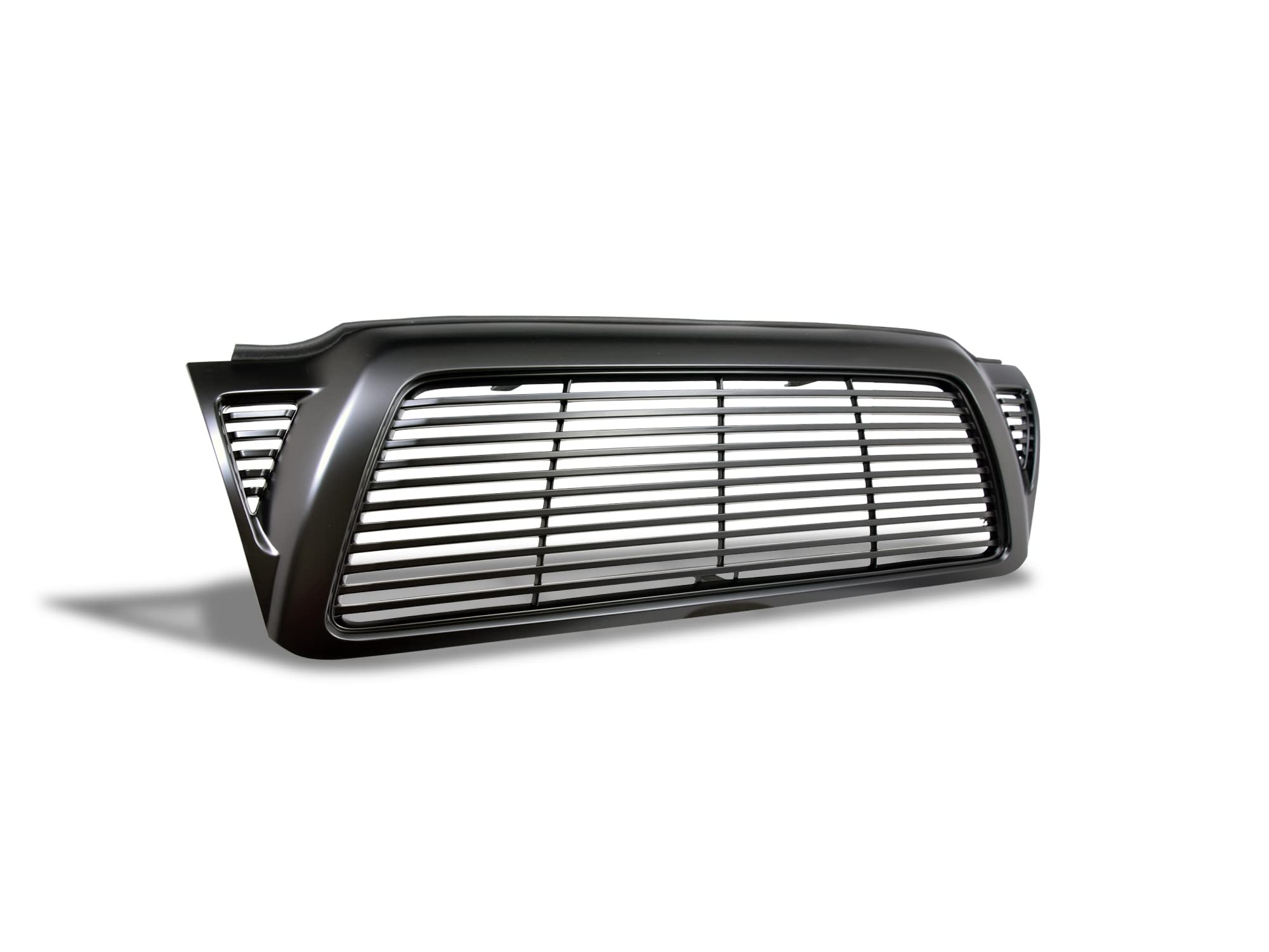 Horizontal Front Hood Grille Armordillo USA 7165625 - Matte Black Fits 2005-2011 Toyota Tacoma