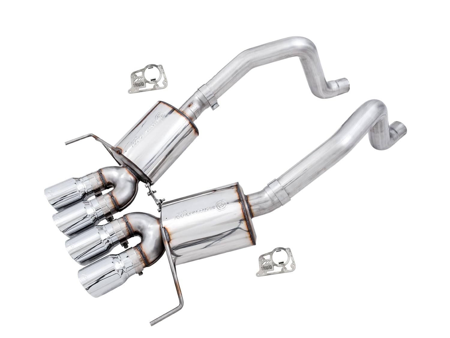 AWE Tuning 14-19 Chevy Corvette C7 Z06/ZR1 Touring Edition (w/o AFM) Axle-Back Exhaust w/Chrome Tips - 3015-42133