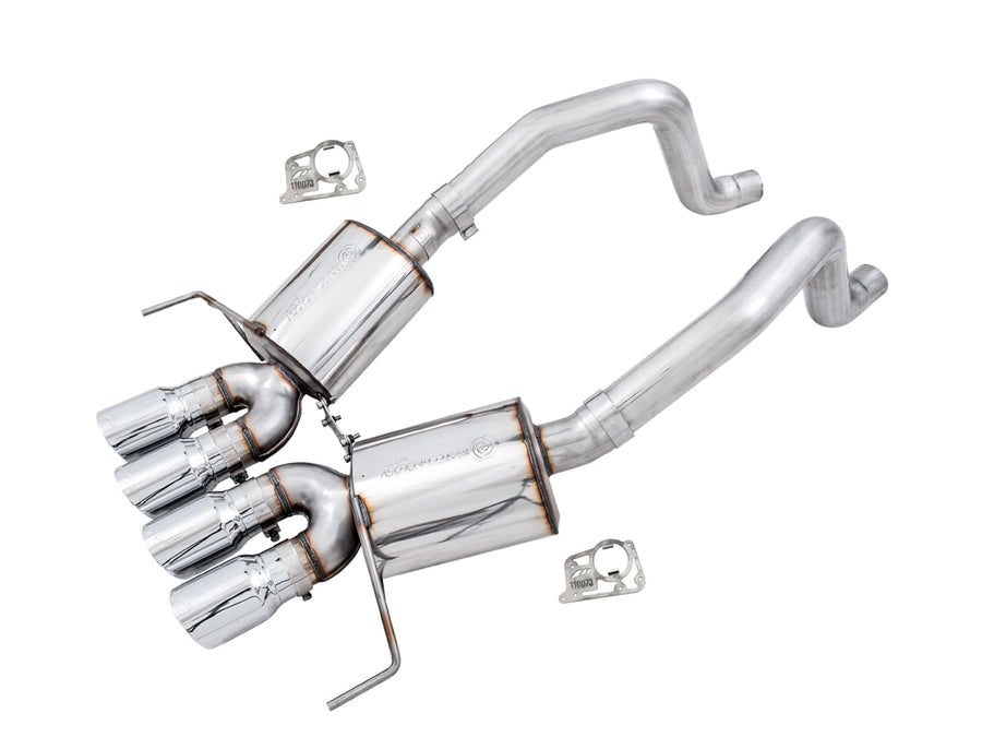 AWE Tuning 14-19 Chevy Corvette C7 Z06/ZR1 Touring Edition (w/o AFM) Axle-Back Exhaust w/Chrome Tips - 3015-42133