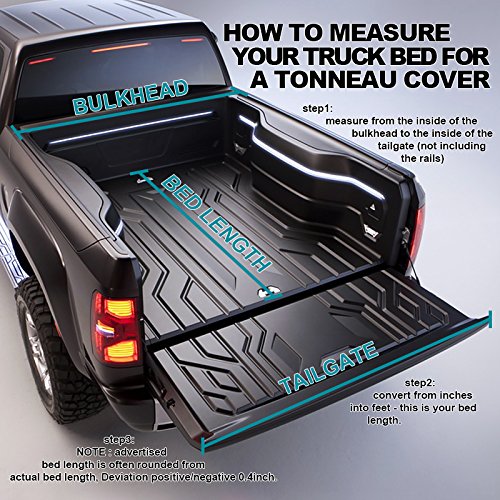 Tonneau Cover Spec-D Tuning Compatible with Chevy Silverado GMC Sierra 5.8' Short Bed 2004-2007