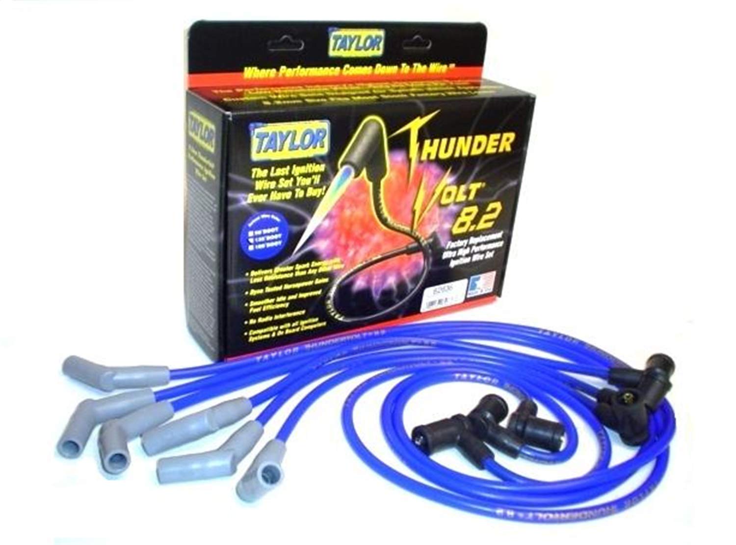 Thundervolt Taylor Cable 82636 8.2 custom 6 cyl blue