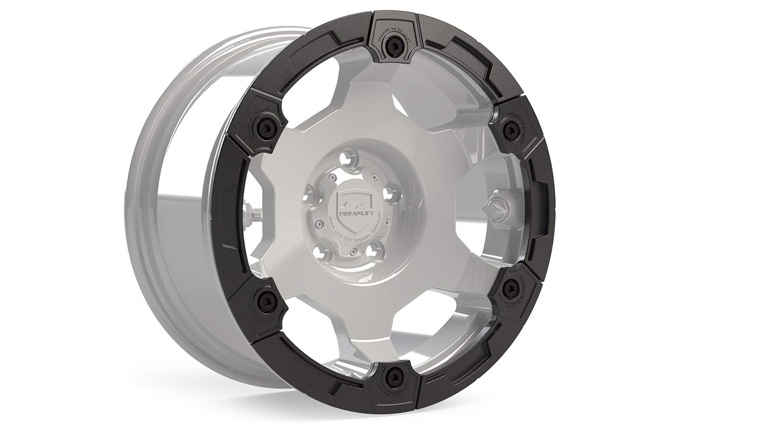 Black Nomad Split Rash Rings with Hardware
