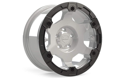 Black Nomad Split Rash Rings with Hardware
