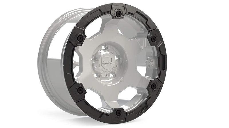 Black Nomad Split Rash Rings with Hardware