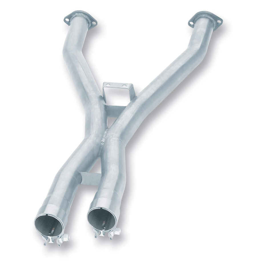 BORLA Performance Exhaust 60087 Merge X-Pipe 1997-2007 Chevrolet Corvette (C5) V8 & Corvette Z06 (C5) V8 2.5" Diameter Pipes T-304 Stainless Steel