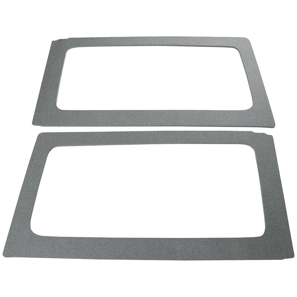 Design Engineering Boom Mat 050153 Grey Sound Deadening Side Window Trim Kit Compatible with 2-Door Jeep Wrangler (2011-2016)