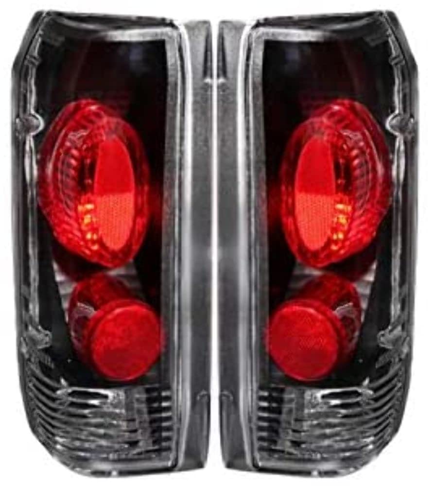 Black Euro Tail Light Set-Clear Lens ANZO USA 211062