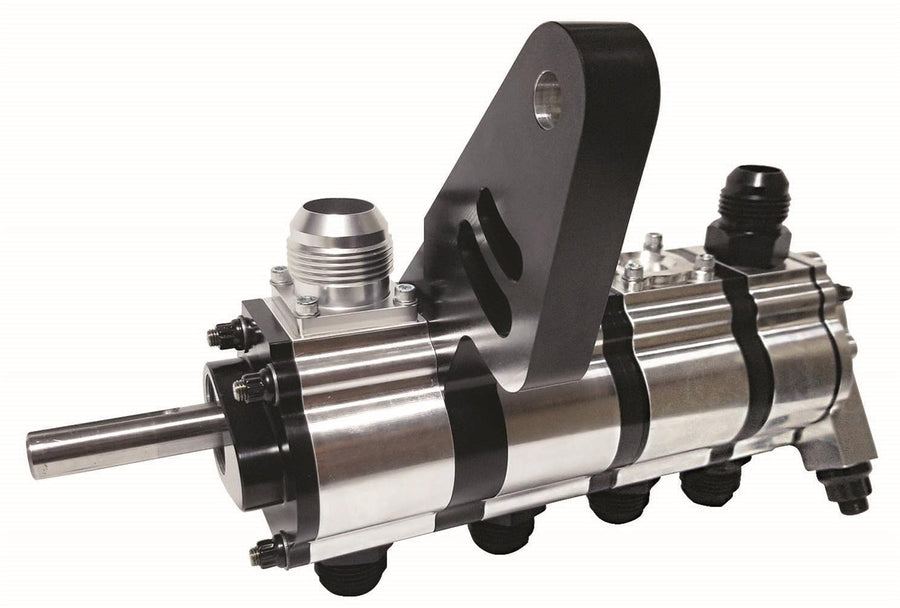 Moroso 4 Stage Tri Lobe Dry Sump Pump w/Rear Fuel Pump Drive, Passenger's Side Motor Plate Mount 22374