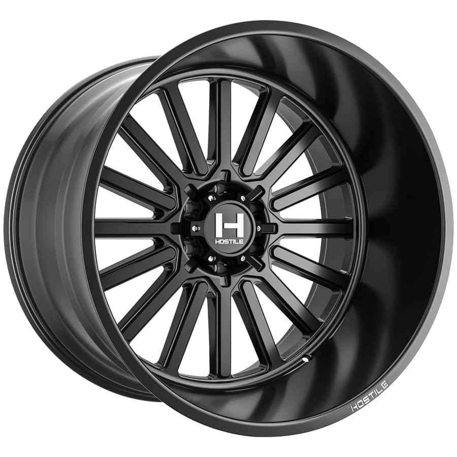 20x10 HOSTILE H127 Titan Asphalt (Matte Black) Wheel 6x135 (-19mm)