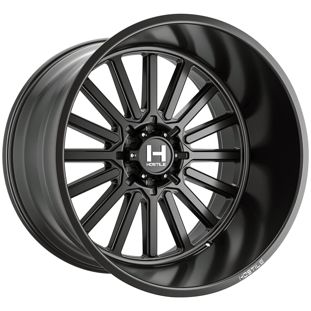 20x10 HOSTILE H127 Titan Asphalt (Matte Black) Wheel 6x135 (-19mm)