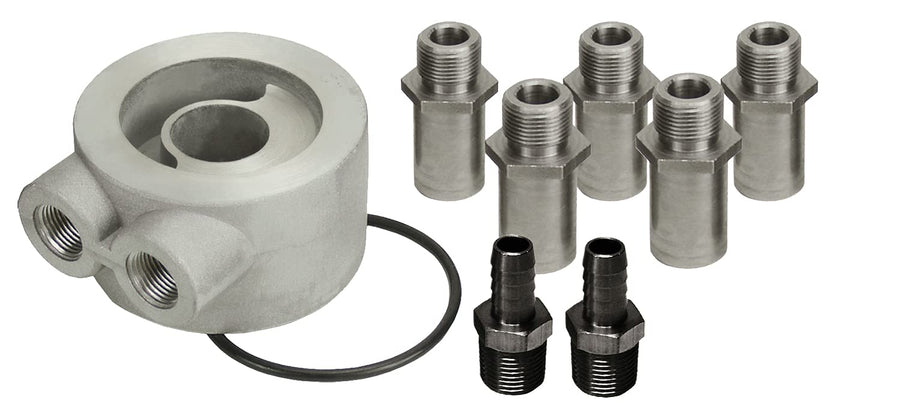 Non-Thermostatic Derale 15735 Sandwich Adapter Kit