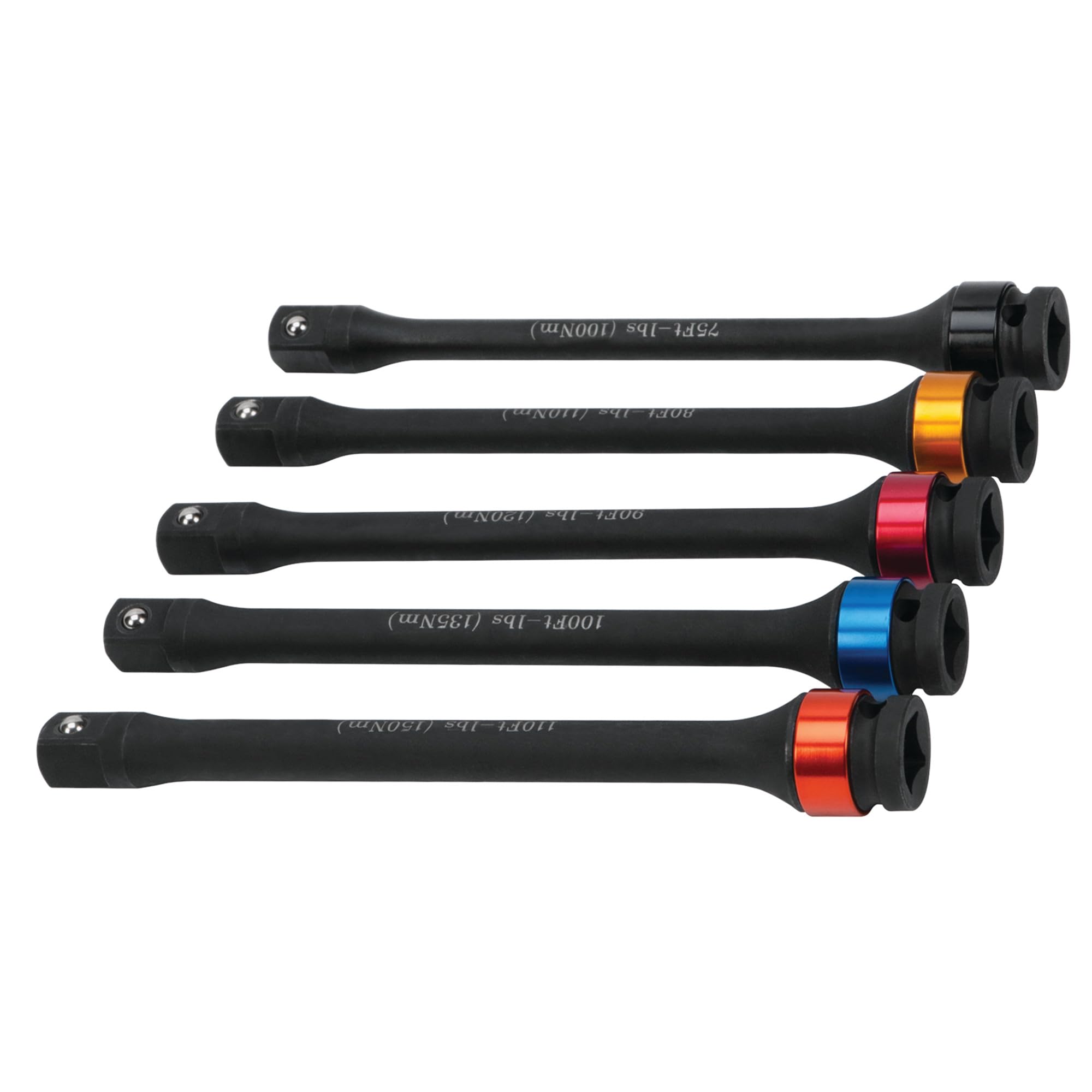 W32903 Performance Tool 5-Piece Torque Limiting Extension Set