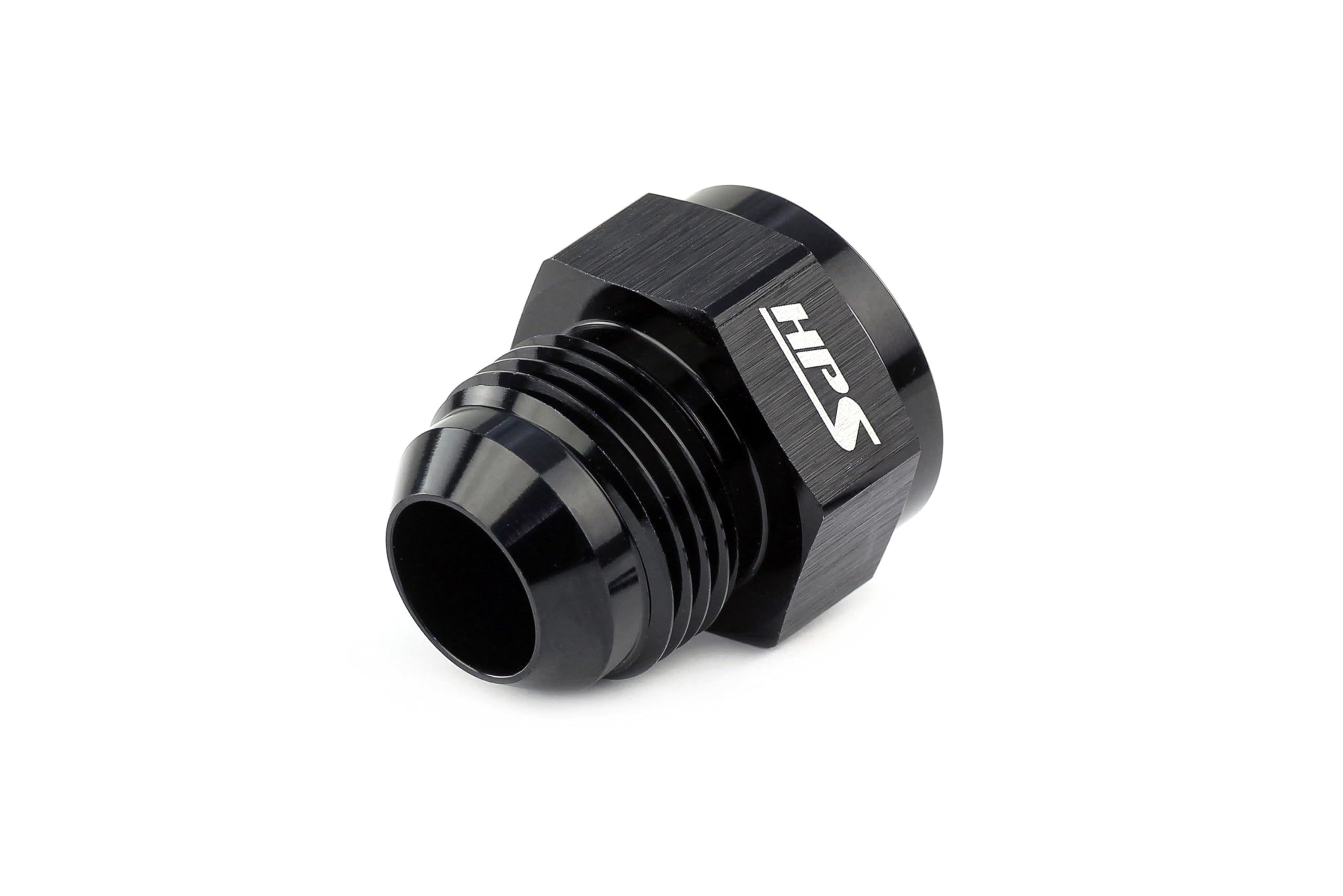 HPS AN951-12-16 Expander AN Adapter Fitting, Aluminum, Size: AN-12 Female to AN-16 Male, Angle: Straight, Black