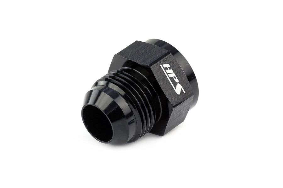 HPS AN951-04-06 Expander AN Adapter Fitting, Aluminum, Size: AN-4 Female to AN-6 Male, Angle: Straight, Black