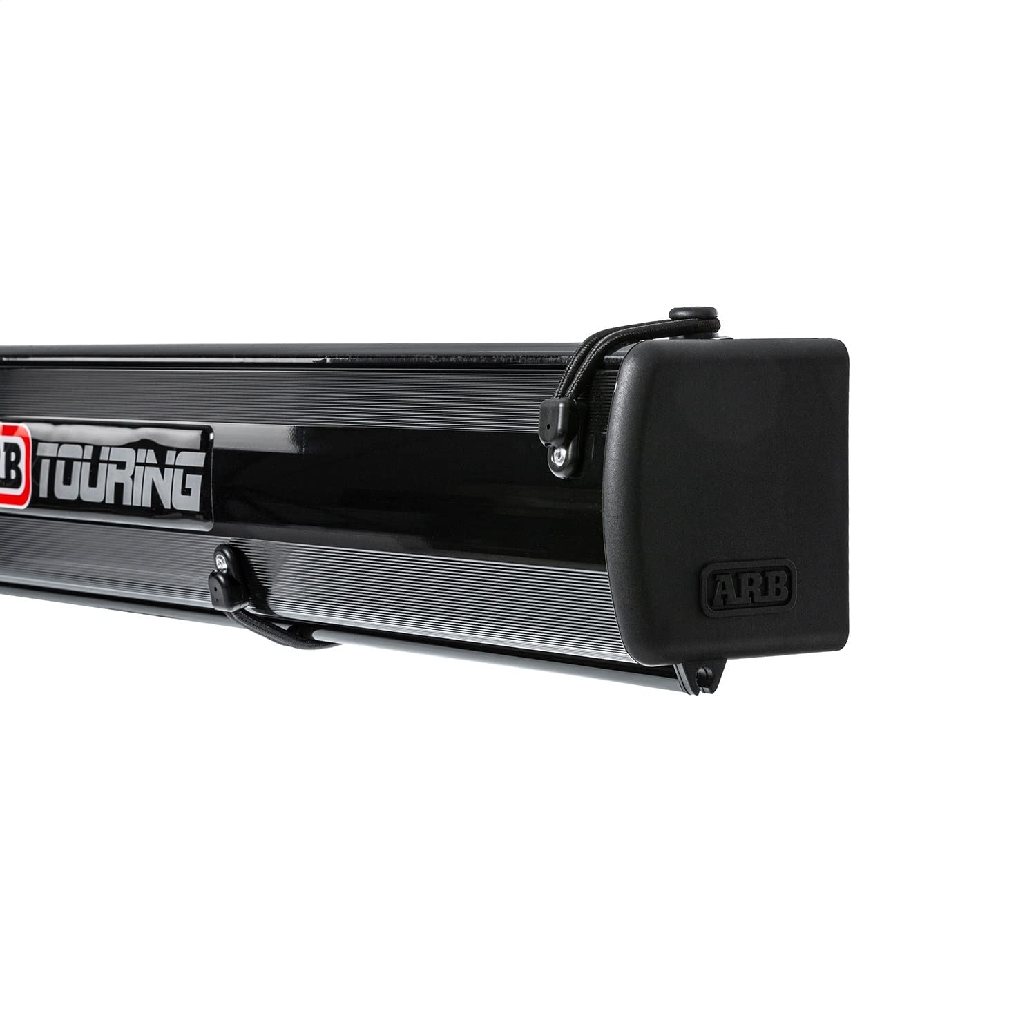 Aluminum ARB Awning, Black Frame, 8.2FT x 8.2FT, Installed with LED Light Strip