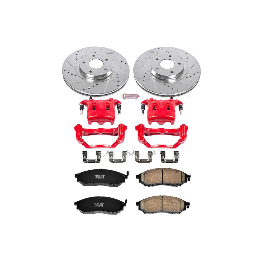 Power Stop Z23 Evolution Sport Brake Kit KC5263 (with Calipers) For Nissan Murano 2011-2014 [Model Specific]