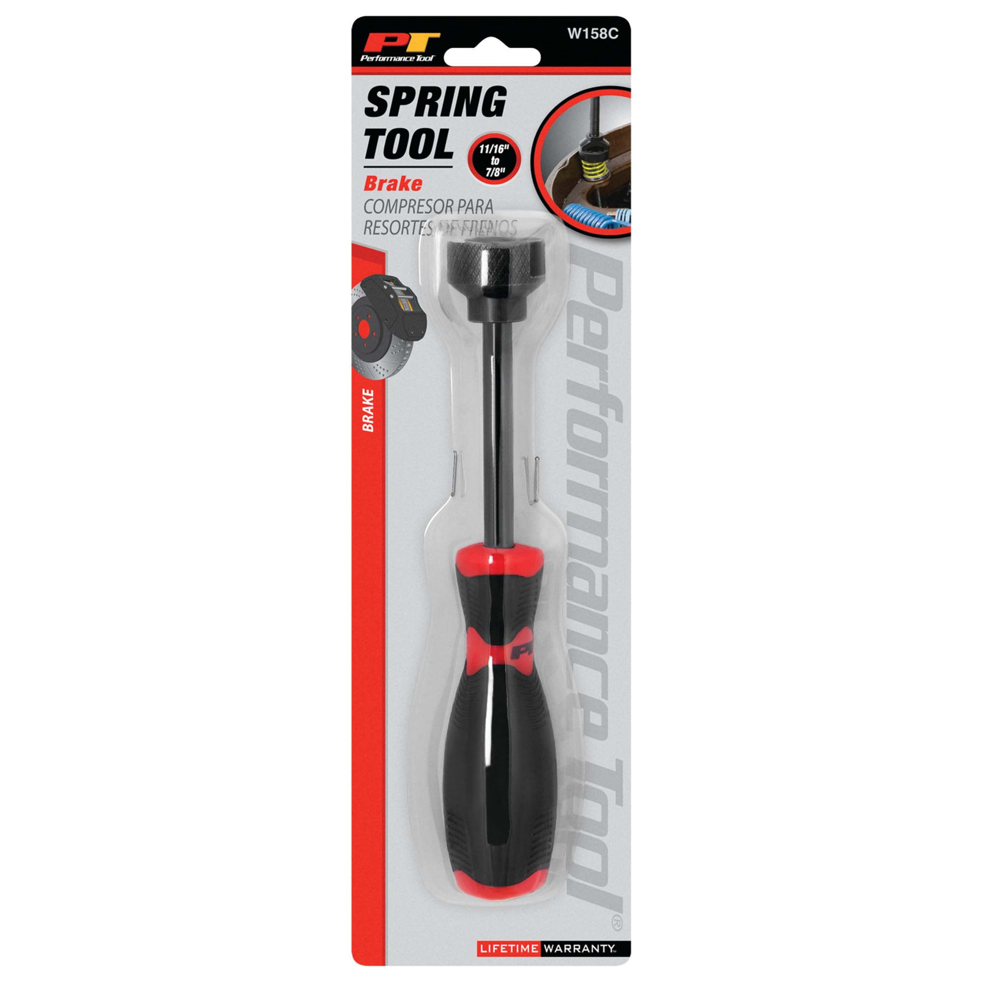 Brake Spring Compressor Performance Tool W158C - Essential Tool for Efficient Brake Maintenance and Repair Tasks