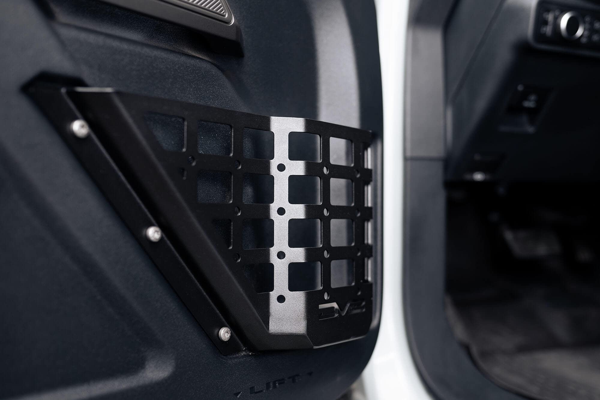 DV8 Offroad Molle Panels for Front Door Pocket 2021+ Ford Bronco 6th Gen | Driver & Passenger Side Pair | Increased Capacity of Door Pockets | Compatible with Molle Accessories