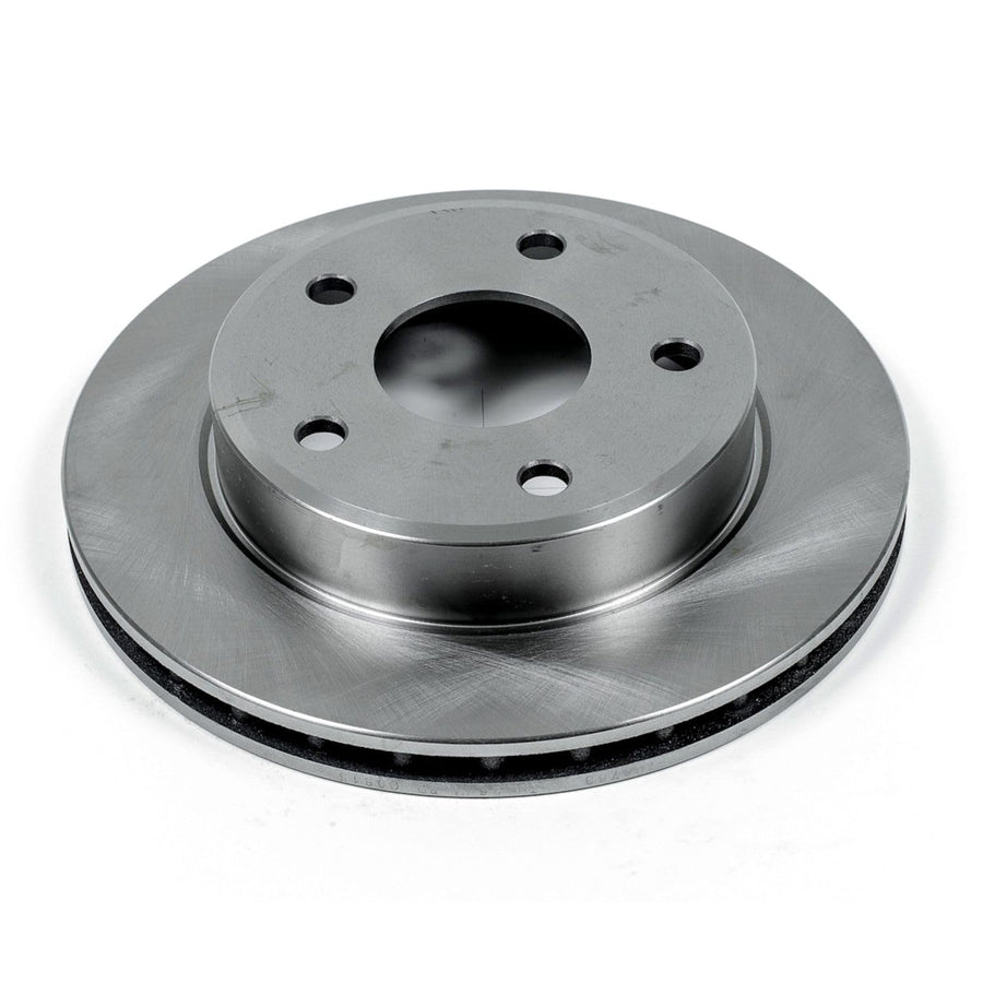 Power Stop AR8763 One Front Stock Replacement Brake Rotor For Dodge Dakota 2005-2011, Mitsubishi Raider 2006-2009, Ram Dakota 2011 [Model Specific]